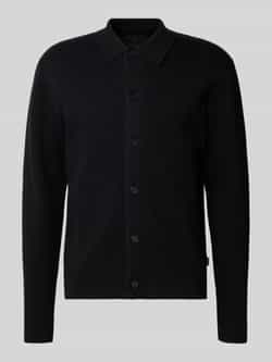Jack & Jones Premium Gebreid jack met kentkraag model 'MILANO'