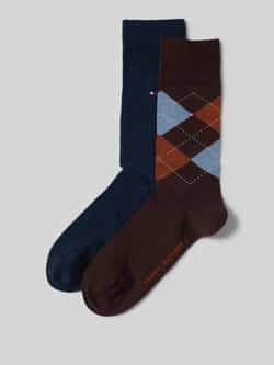 Tommy Hilfiger Kousen van katoenmix per 2 paar