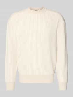 Boss Orange Regular fit pullover van scheerwolmix model 'KOLORP'