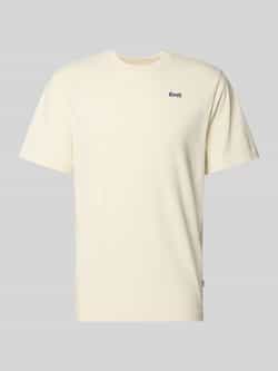 Forét-shirt van Escorial-wol met logostitching model 'FIN'