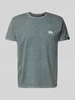 Alpha industries T-shirt met logoprint en labeldetail
