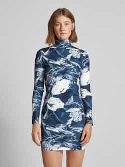 G-Star RAW Wrap Jurk Lange Mouwen, blauw (Worn in Deep Blue Ocean D25350-d539-g839), XS