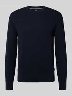 Boss Regular fit pullover van puur katoen model 'H-HIBRIDO'