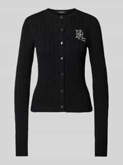Lauren Ralph Lauren Gebreid jack met kabelpatroon en labelstitching model 'RALHAN'