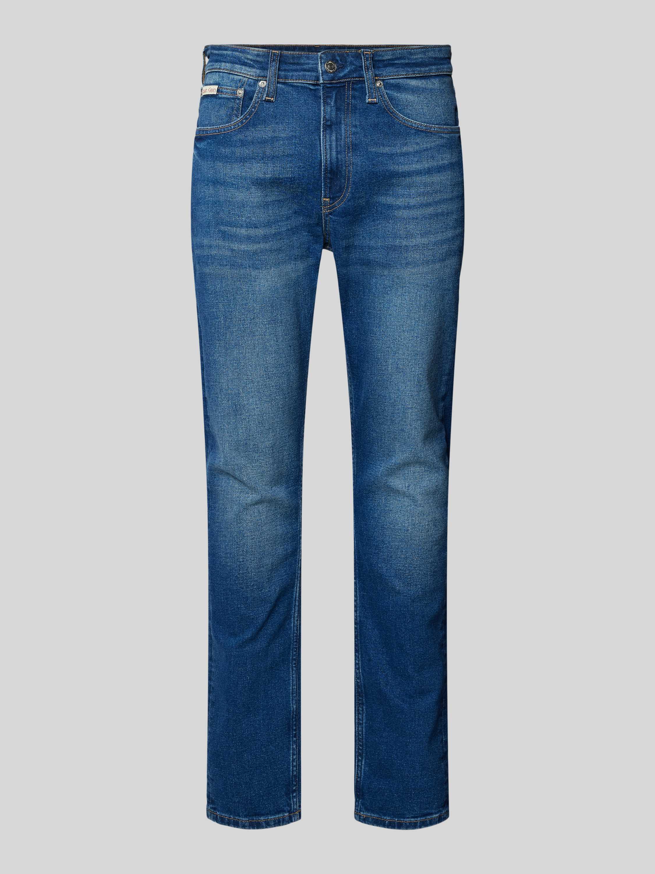 Calvin Klein Slim katoen stretch jeans Blauw Denim Blue Heren