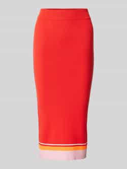 Essentiel Antwerp Midirok met structuurmotief model 'Hashion'
