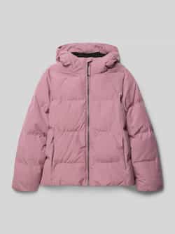 Killtec Regular fit gewatteerd jack in donslook met logopatch