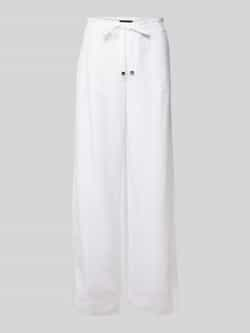 Lauren Ralph Lauren Wide leg stoffen broek met strikceintuur model 'JOVONIE'