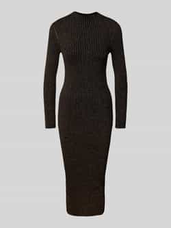 Forever New Midi-jurk van viscosemix in riblook