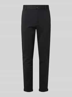 lindbergh Korte stoffen broek met Franse steekzakken