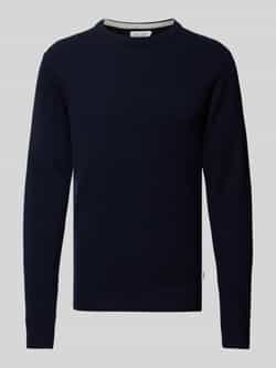 Casual friday Gebreide pullover met structuurmotief model 'Karl'