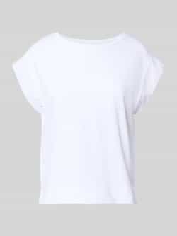 Opus T-shirt met kapmouwen model 'Sallso'