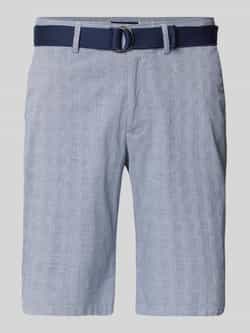 Christian Berg Men Regular fit korte broek met riem