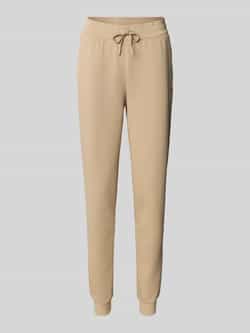 Armani Exchange Slim fit sweatpants van katoenmix met tunnelkoord