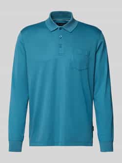Bugatti Poloshirt met labelstitching