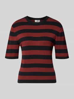 GUIDO MARIA KRETSCHMER WOMAN Gebreid shirt van viscosemix met ronde hals