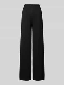 Drykorn Wide leg stoffen broek met ritssluiting opzij model 'BEFORE'