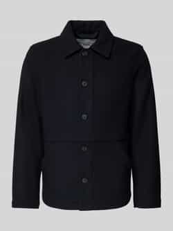 Marc O'Polo DENIM Regular fit wollen jack met platte kraag