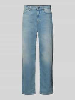Lacoste Loose fit jeans met labeldetail