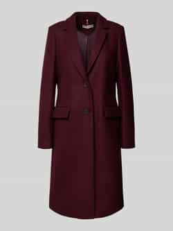 Tommy Hilfiger Lange jas CLASSIC SB WOOL REG COAT met wol en kasjmierpercentage