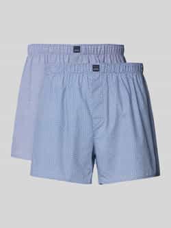 Christian Berg Men Boxershort met labelpatch in een set van 2 stuks