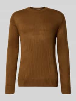 Tom Tailor Denim Regular fit gebreide pullover van ribtricot