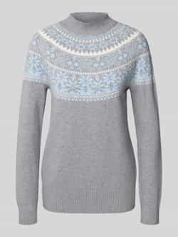 Christian Berg Woman Gebreide pullover met opstaande kraag