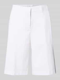 CAMBIO Wide leg korte broek met persplooien model 'STELLA BERM'