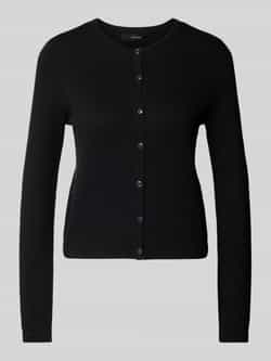 Vero Moda Gebreid jack met geribde zomen van zuiver katoen model 'CARE'