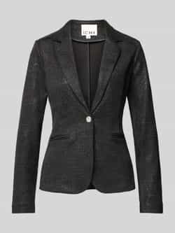Ichi Slim fit blazer met reverskraag model 'Kate'