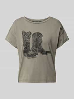 Noisy May T-shirt met labelprint model 'BOHDI'