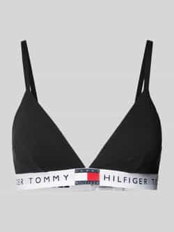 Tommy Hilfiger Triangelbeha met elastische band met label model 'TH HERITAGE'