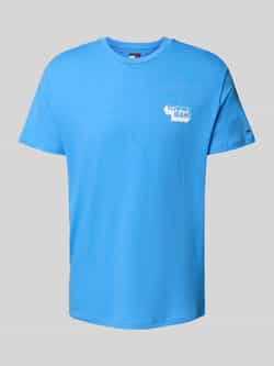 Tommy Jeans Slim fit T-shirt van puur katoen