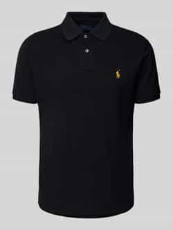 Polo Ralph Lauren Custom slim fit poloshirt met labelstitching