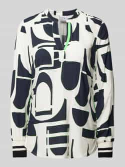 Emily Van den Bergh Regular fit blouse met tuniekkraag