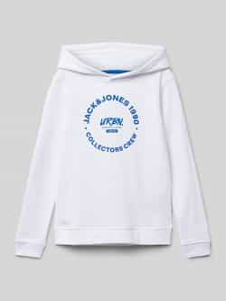 Jack & jones Hoodie met labelprint model 'SIMON'