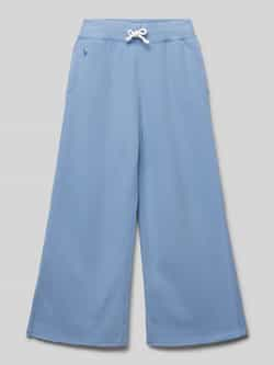 Polo Ralph Lauren Teens Wide leg sweatpants met logostitching