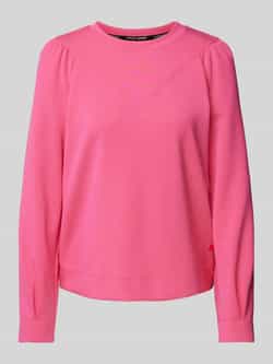 Marc Cain Chic Jersey Sweatshirt met Schouderdetail Pink Dames