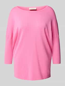 FREE QUENT Gebreid shirt van viscosemix met ronde hals model 'JONE'
