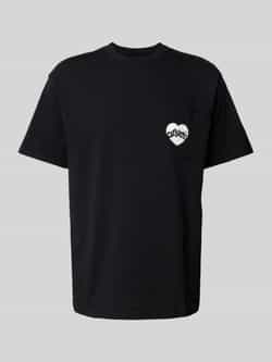 Carhartt Work In Progress T-shirt met labelprint model 'AMOUR'