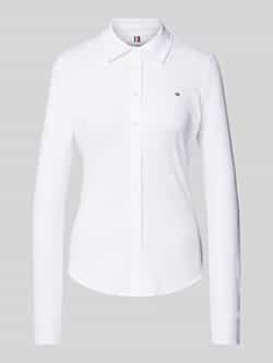 Tommy Hilfiger Slim fit overhemdblouse in design met lange mouwen model '1985'