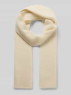 Knowledge Cotton Apparel Wollen sjaal met labeldetail
