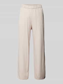 MAC Flared stoffen broek met verkorte pasvorm model 'CHIARA'
