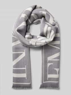 Emporio Armani Sjaal met Logo Gray Heren
