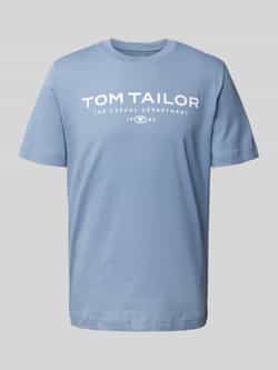 Tom Tailor Regular fit T-shirt van puur katoen