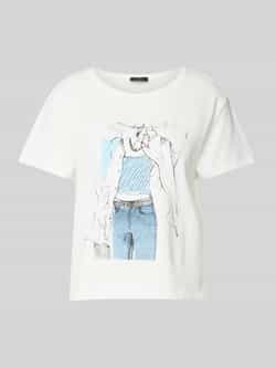 Monari T-shirt met motiefprint