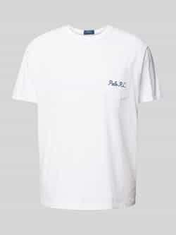 Ralph Lauren Wit t-shirt met beer Classic Fit White Heren