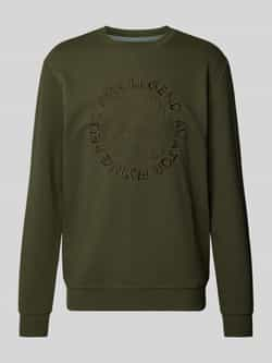 PME Legend Waffle Jersey Crewneck Pullover Psw2408429 Green Heren