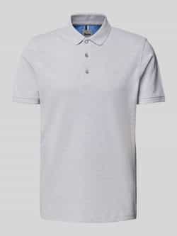 BRAX Regular fit poloshirt met labelprint model 'Pete'