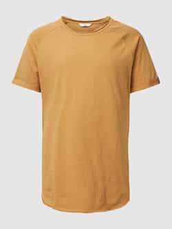 Redefined Rebel T-shirt met geribde ronde hals model 'KAS'